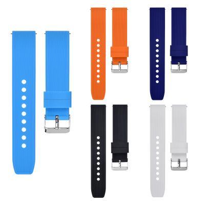 Curved Silicone Rubber Watch Straps