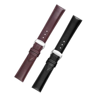 Italian leather watch strap